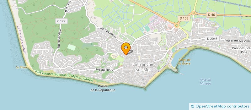 localisation de l'entreprise SCI MITMERCO à LA TRANCHE-SUR-MER