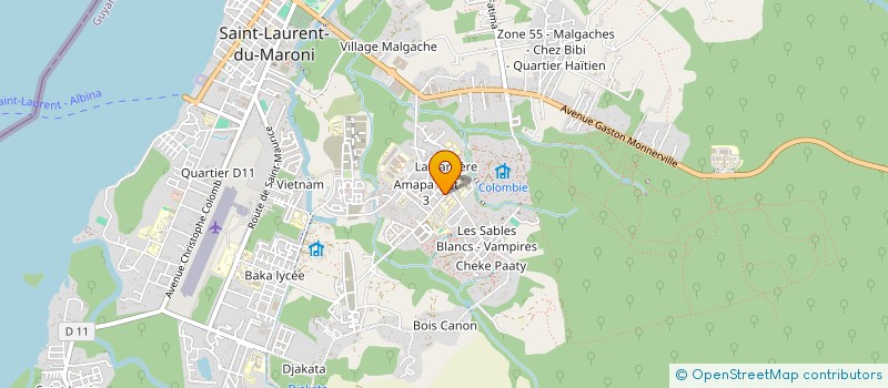 localisation de l'entreprise SCI MITOMAKKA  SAINT-LAURENT-DU-MARONI
