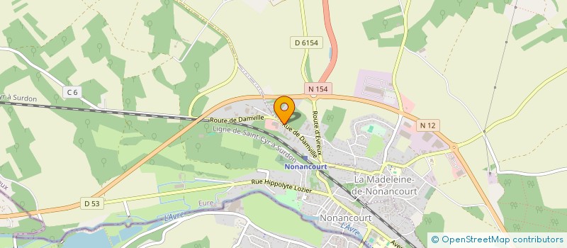 localisation de l'entreprise SCI MITOPI  NONANCOURT