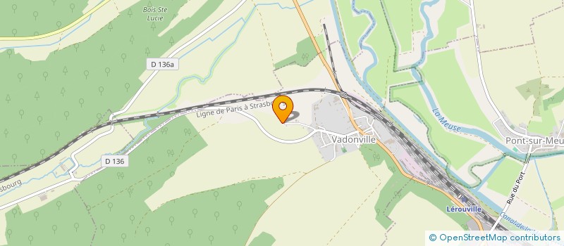 localisation de l'entreprise SCI MITRON  VADONVILLE