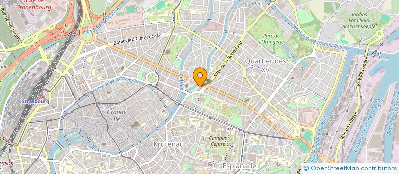 localisation de l'entreprise SCI MITSU  STRASBOURG