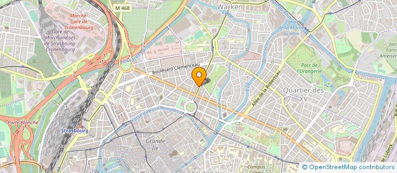 localisation de l'entreprise SCI MITTEL 70 à STRASBOURG