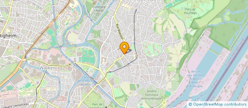 localisation de l'entreprise SCI MITTELBACH  STRASBOURG