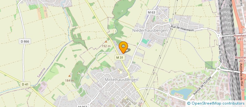 localisation de l'entreprise SCI MITTELMED  MITTELHAUSBERGEN