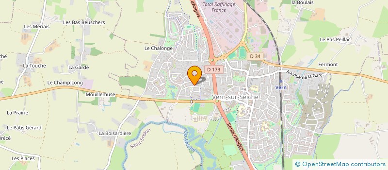 localisation de l'entreprise SCI MITTERRAND  VERN-SUR-SEICHE