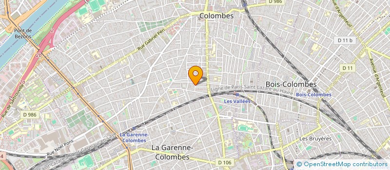 localisation de l'entreprise SCI MIV à COLOMBES