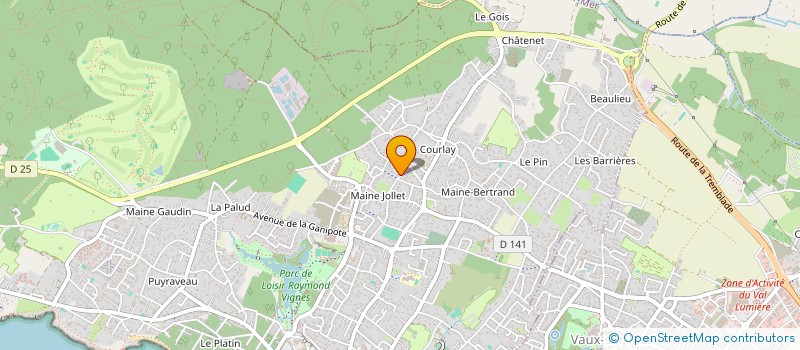 localisation de l'entreprise SCI MIVA  SAINT-PALAIS-SUR-MER