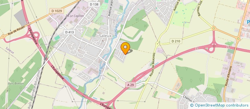 localisation de l'entreprise SCI MIVA  SALOUEL