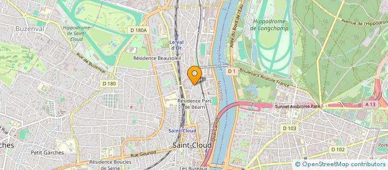 localisation de l'entreprise SCI MIVACO à SAINT-CLOUD