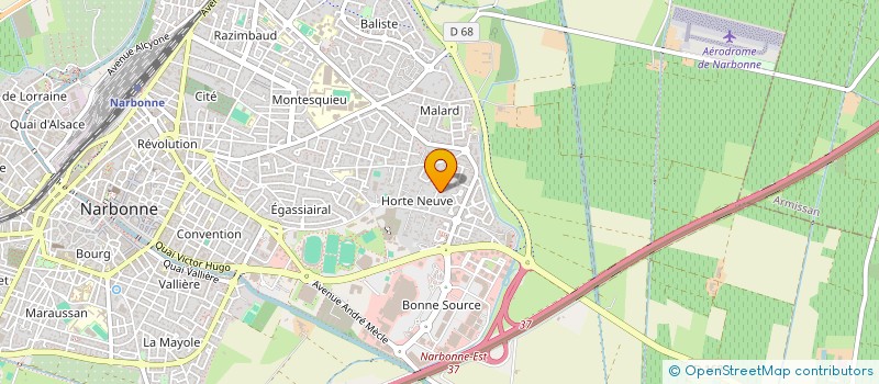 localisation de l'entreprise SCI MIVAIN à NARBONNE