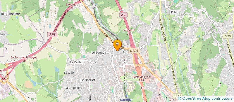 localisation de l'entreprise SCI MIVEXA  DARDILLY