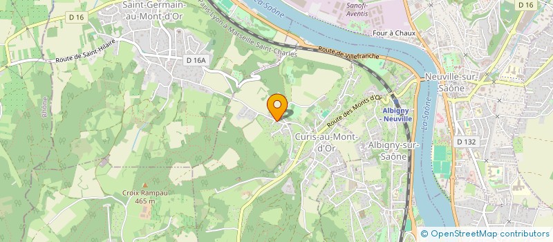 localisation de l'entreprise SCI MIVI  CURIS AU MONT D'OR