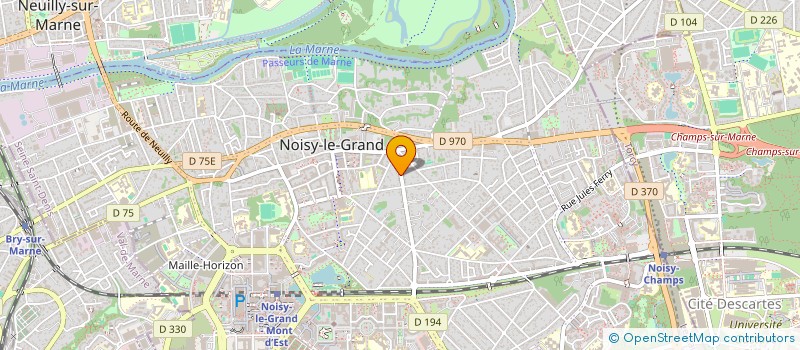 localisation de l'entreprise SCI MIVIANE à NOISY-LE-GRAND