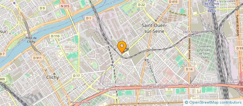 localisation de l'entreprise SCI MIVLAAR  SAINT-OUEN-SUR-SEINE