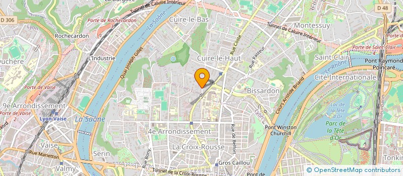 localisation de l'entreprise SCI MIWAGUE  CALUIRE-ET-CUIRE