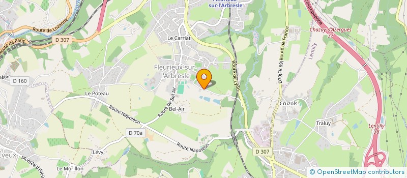 localisation de l'entreprise SCI MIXA  FLEURIEUX-SUR-L'ARBRESLE