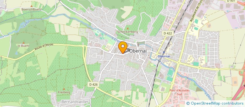 localisation de l'entreprise SCI MIYOODH  OBERNAI