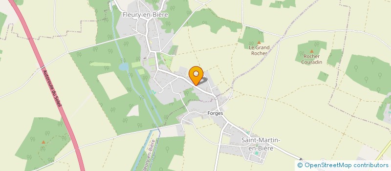 localisation de l'entreprise SCI MJ 07  FLEURY-EN-BIERE