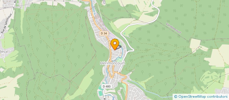 localisation de l'entreprise SCI MJ 2006  HERIMONCOURT