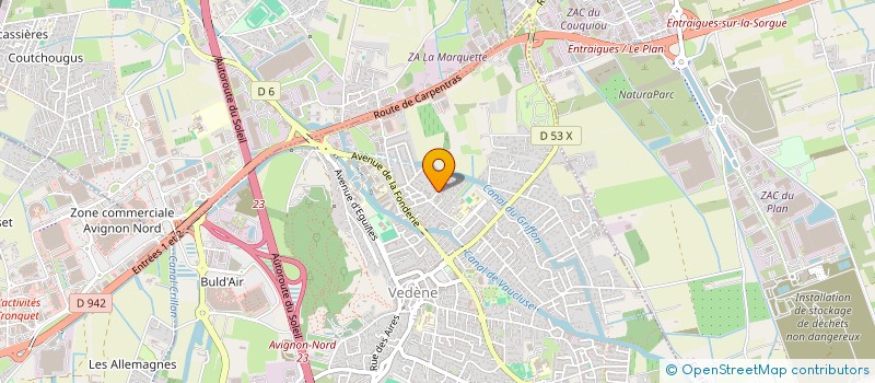 localisation de l'entreprise SCI MJ  VEDENE