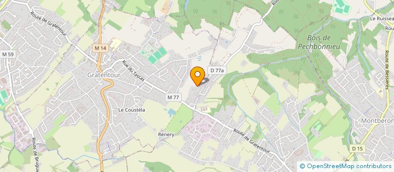 localisation de l'entreprise SCI MJ  GRATENTOUR