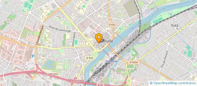 localisation de l'entreprise SCI MJ à THIONVILLE