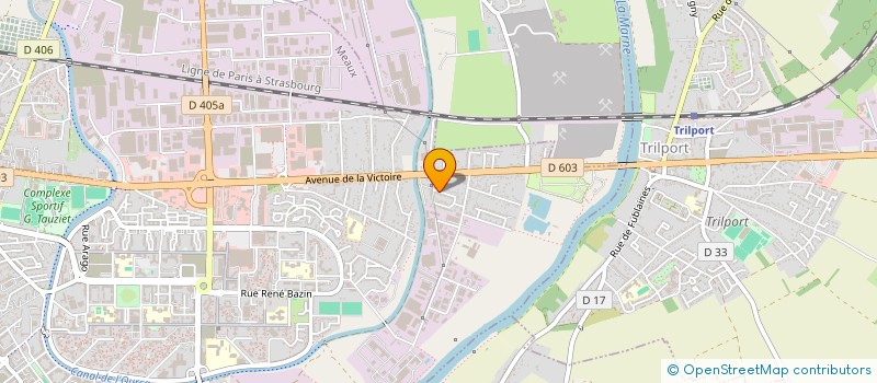 localisation de l'entreprise SCI MJ à NANTEUIL-LES-MEAUX