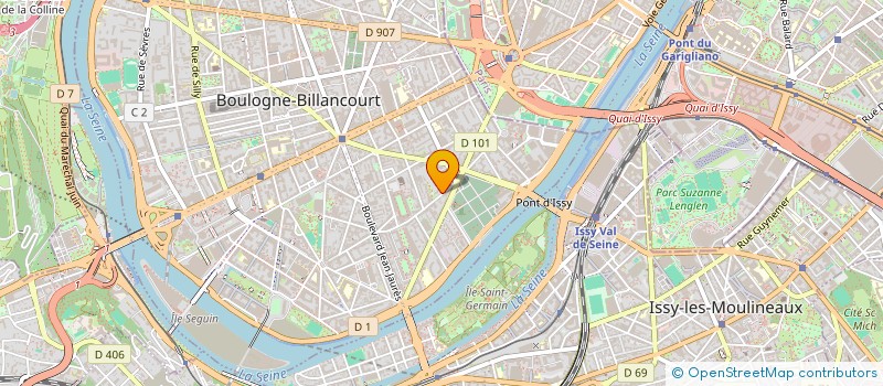 localisation de l'entreprise SCI MJ à BOULOGNE-BILLANCOURT