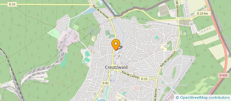 localisation de l'entreprise SCI MJ  CREUTZWALD