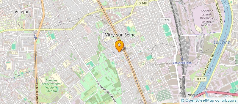 localisation de l'entreprise SCI MJ  VITRY-SUR-SEINE