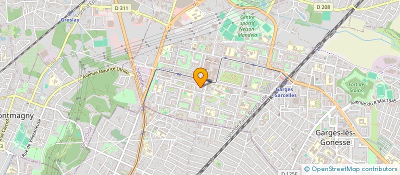 localisation de l'entreprise SCI MJ à SARCELLES