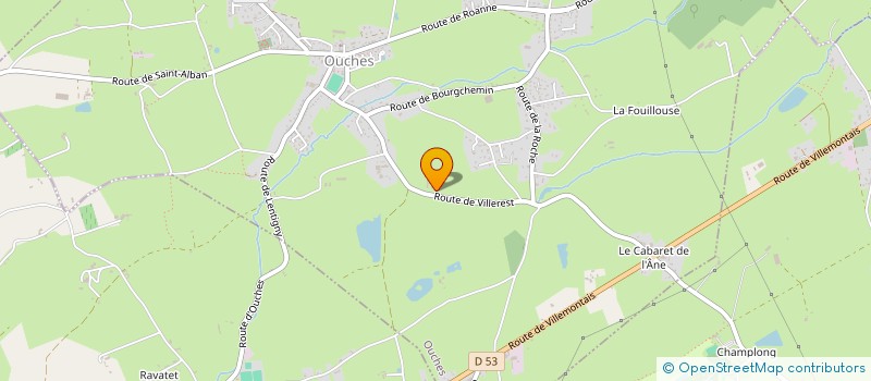 localisation de l'entreprise SCI MJ  OUCHES