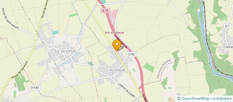 localisation de l'entreprise SCI MJ CORENT  AUTHEZAT