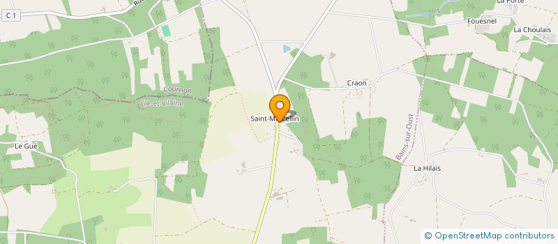 localisation de l'entreprise SCI MJ IMMO  BAINS-SUR-OUST