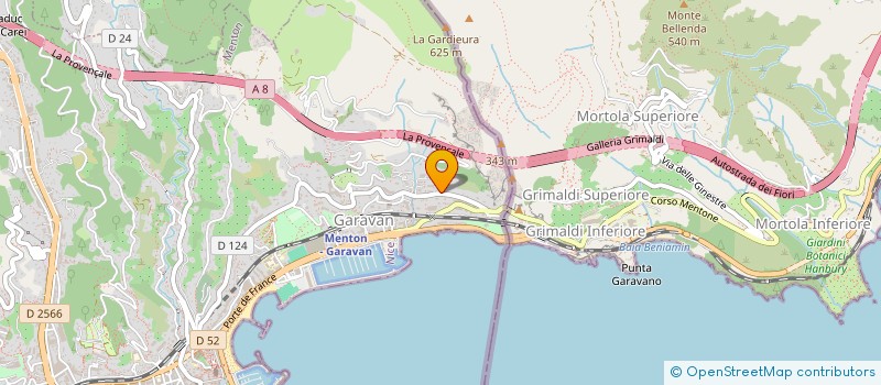 localisation de l'entreprise SCI MJ ST LOUIS à MENTON
