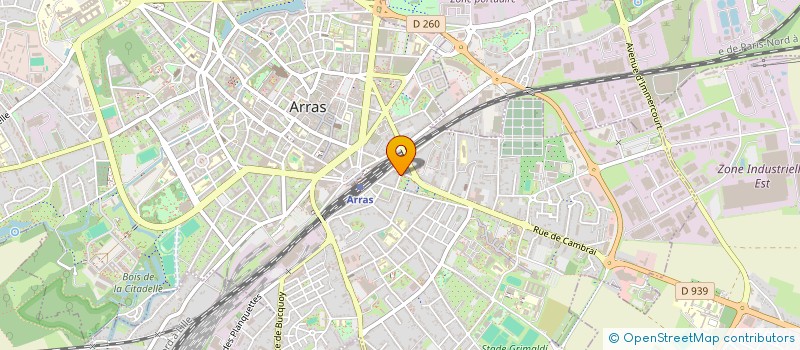 localisation de l'entreprise SCI MJ2C à ARRAS