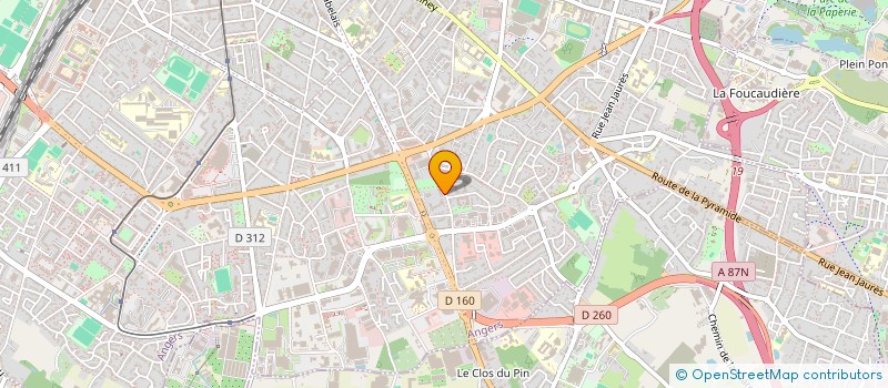 localisation de l'entreprise SCI MJ9 à ANGERS