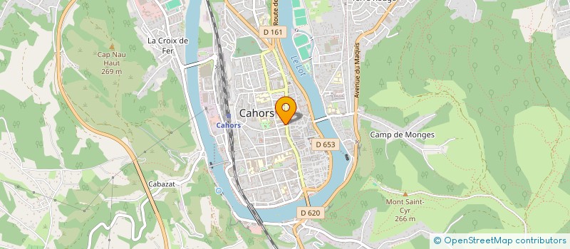 localisation de l'entreprise SCI MJA  CAHORS