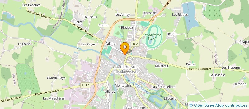 localisation de l'entreprise SCI MJA  CHATILLON-SUR-CHALARONNE