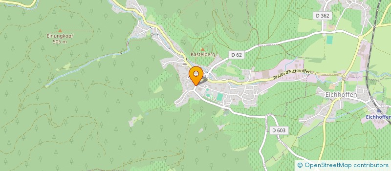 localisation de l'entreprise SCI MJA  ANDLAU