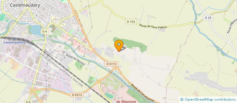 localisation de l'entreprise SCI MJA  CASTELNAUDARY