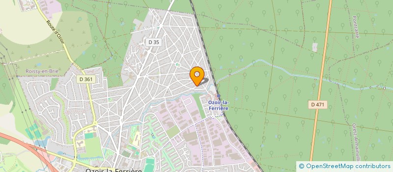 localisation de l'entreprise SCI MJA  OZOIR-LA-FERRIERE