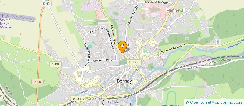 localisation de l'entreprise SCI MJAM  BERNAY