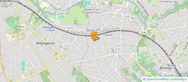 localisation de l'entreprise SCI MJAS  YERRES