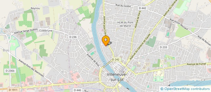 localisation de l'entreprise SCI MJB  VILLENEUVE-SUR-LOT