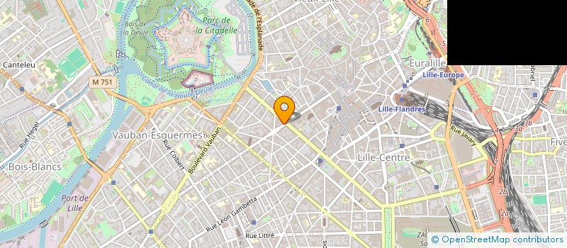 localisation de l'entreprise SCI MJC à LILLE