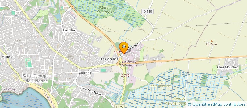 localisation de l'entreprise SCI MJC  SAINT-GEORGES-DE-DIDONNE