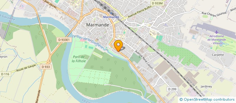 localisation de l'entreprise SCI MJC  MARMANDE