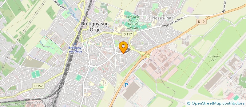 localisation de l'entreprise SCI MJC974  BRETIGNY-SUR-ORGE
