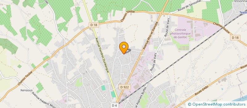 localisation de l'entreprise SCI MJCC à GAILLAC